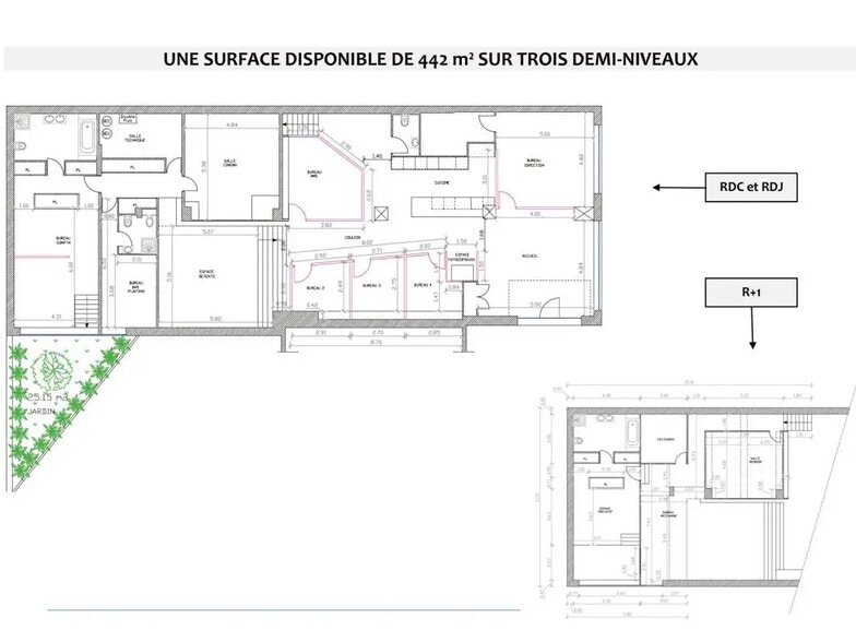 Retail in Courbevoie for lease - Floor Plan - Image 3 of 4