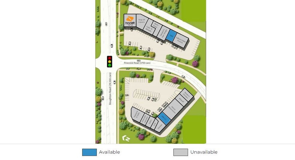 595 N Pinecrest Rd, Bolingbrook, IL for lease - Site Plan - Image 3 of 3