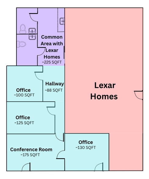 435 SW Dorion Ave, Pendleton, OR for lease - Floor Plan - Image 1 of 1