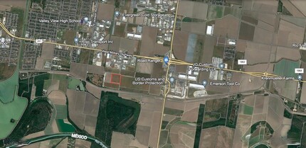 W Produce -1, Pharr, TX - aerial  map view