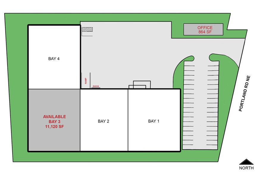 8685 Portland Rd NE, Salem, OR for lease - Site Plan - Image 3 of 13