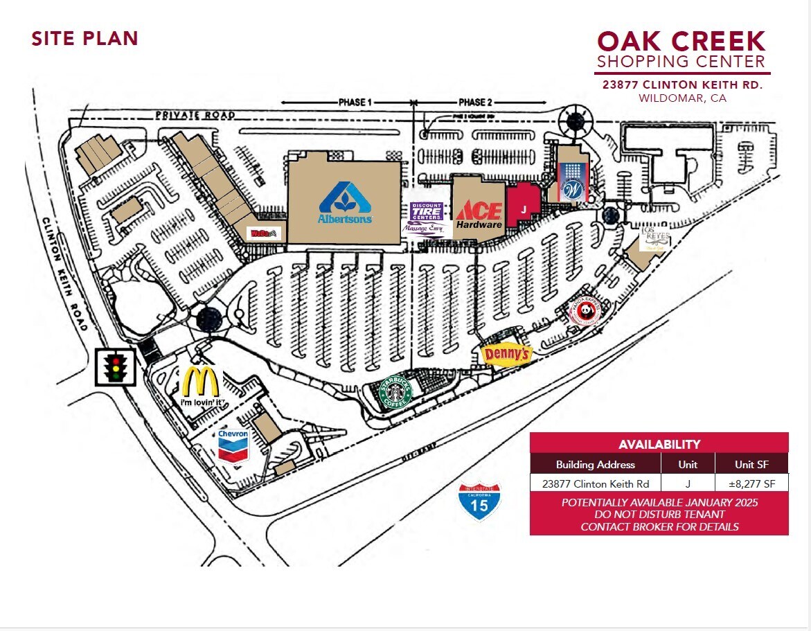 23881-23887 Clinton Keith Rd, Wildomar, CA for lease Site Plan- Image 1 of 1