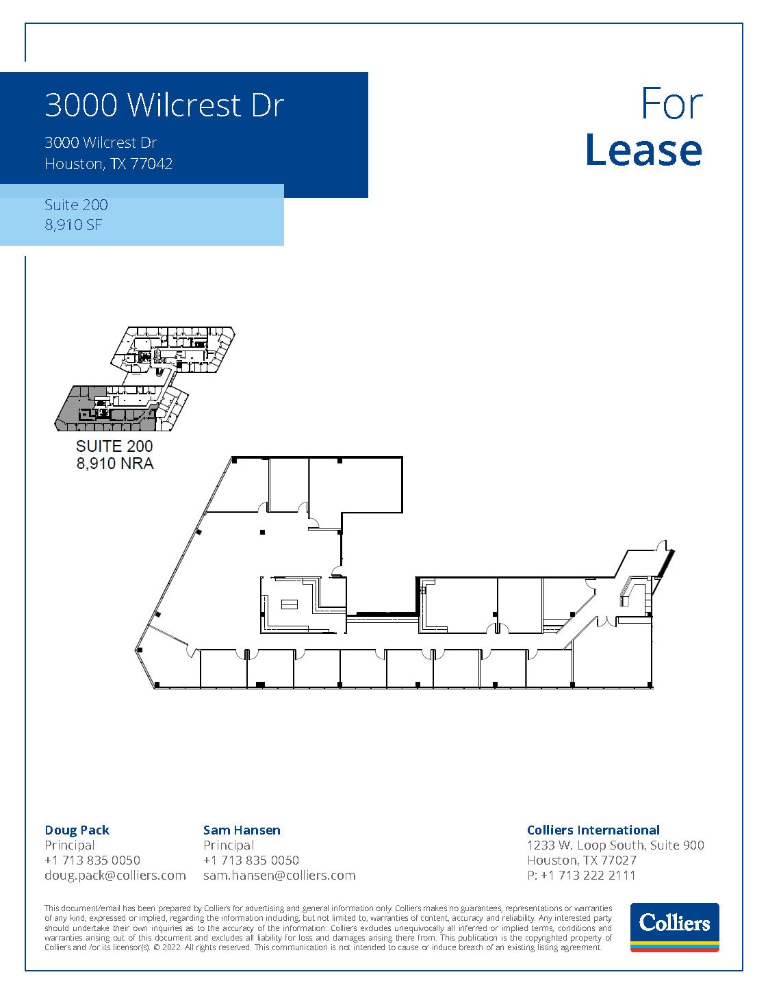 3000 Wilcrest Dr, Houston, TX for lease Floor Plan- Image 1 of 1