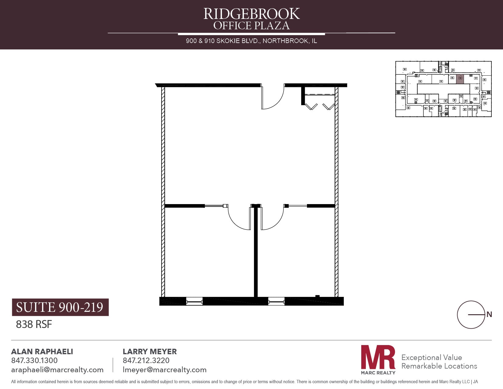 900 Skokie Blvd, Northbrook, IL for lease Floor Plan- Image 1 of 1