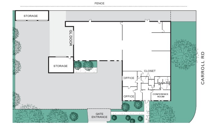 7355 Carroll Rd, San Diego, CA for lease Floor Plan- Image 1 of 1