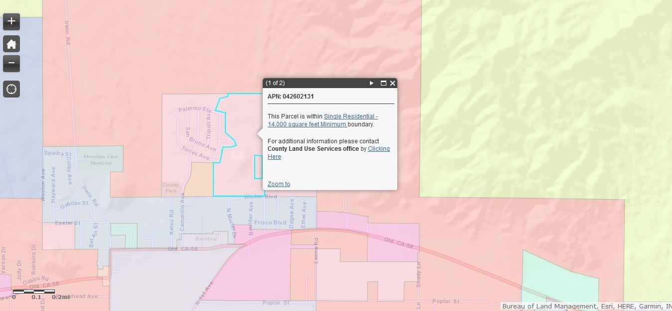 0 Skyline, Barstow, CA 92311 61+Residential Acres Skyline North