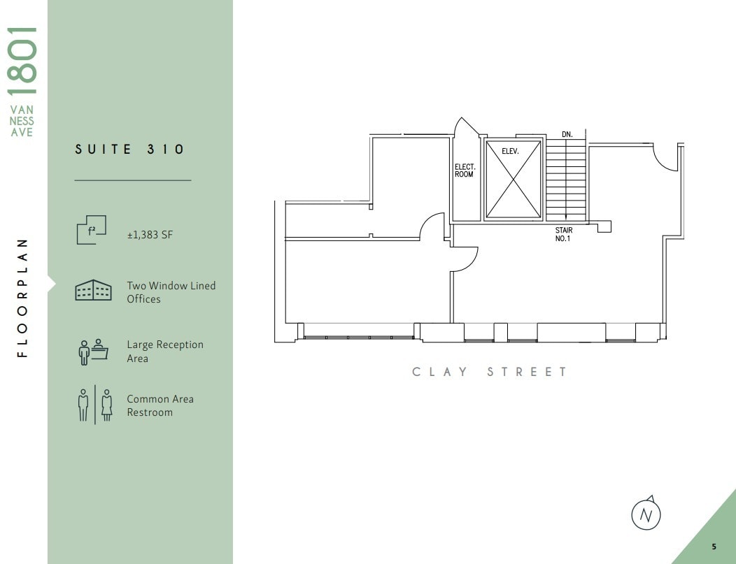 1801 Van Ness Ave, San Francisco, CA for lease Floor Plan- Image 1 of 1