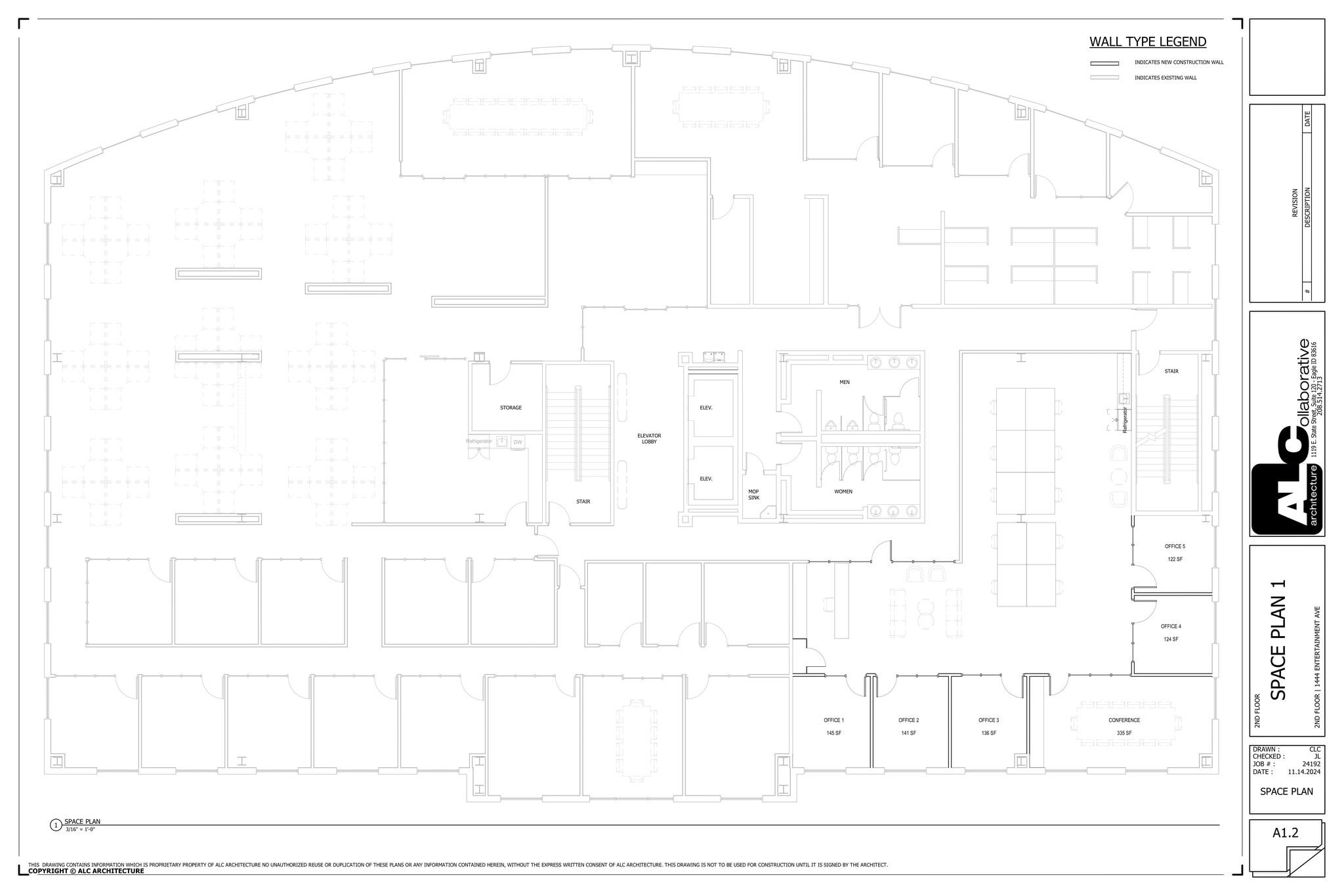 1444 S Entertainment Ave, Boise, ID for lease Floor Plan- Image 1 of 2