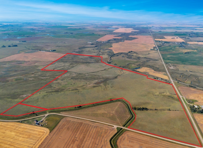 Highway 564, Strathmore, AB for sale Aerial- Image 1 of 2