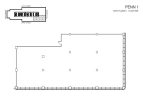 PENN 1, New York, NY for lease Floor Plan- Image 2 of 2