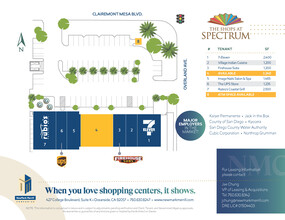 9187 Clairemont Mesa Blvd, San Diego, CA for lease Site Plan- Image 2 of 2