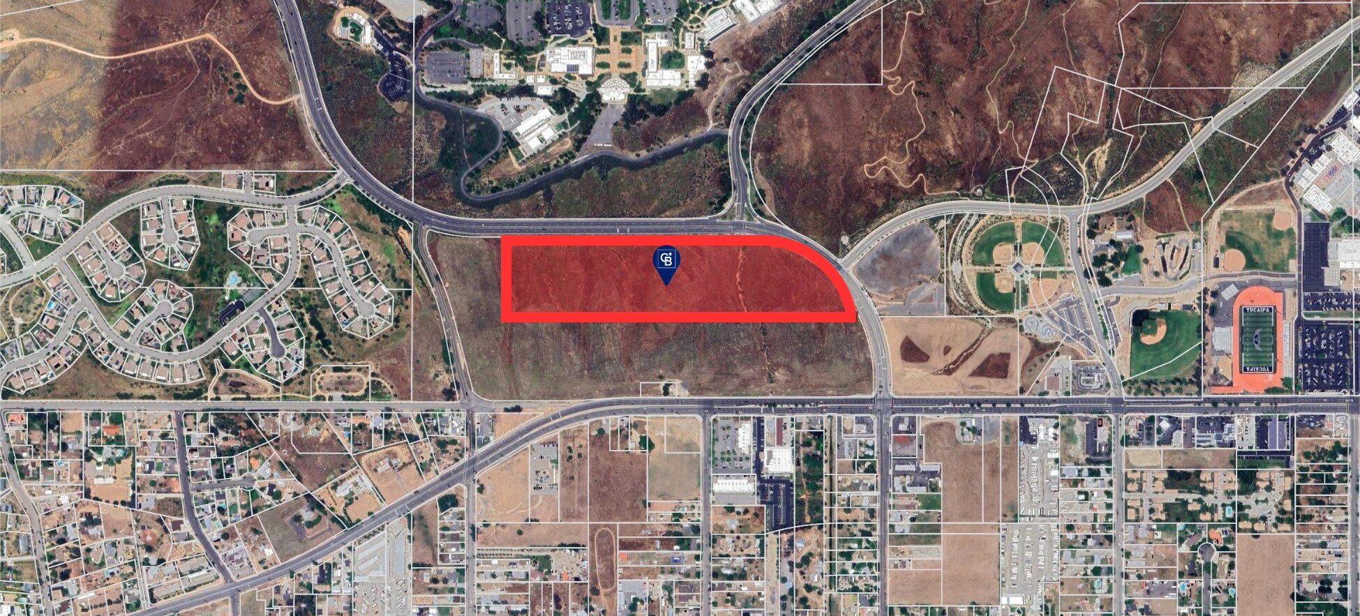 Sand Canyon rd, Yucaipa, CA for sale Aerial- Image 1 of 3