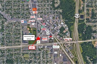 2209-2200 Fairfax St, Eau Claire, WI - aerial  map view