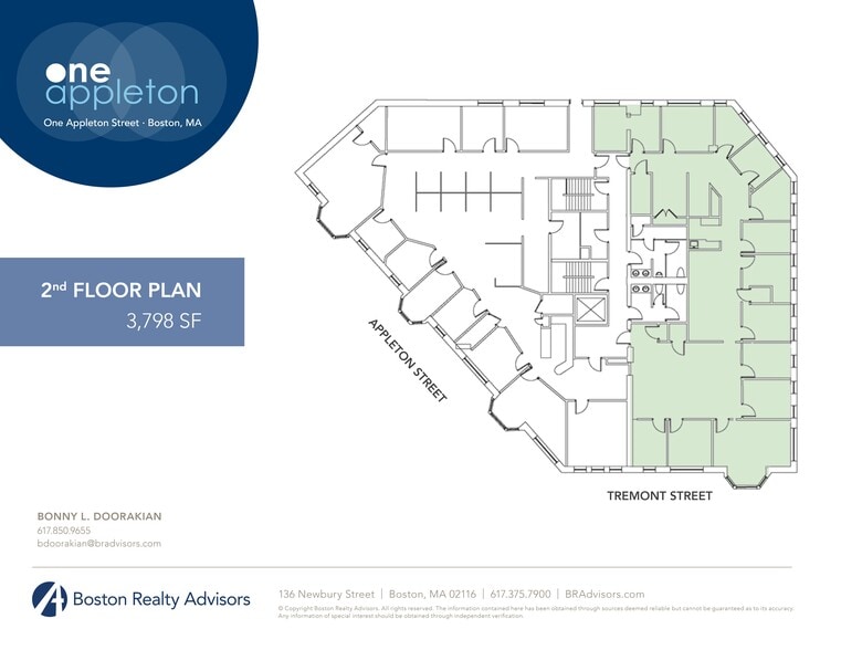 1-3 Appleton St, Boston, MA for lease - Site Plan - Image 2 of 5