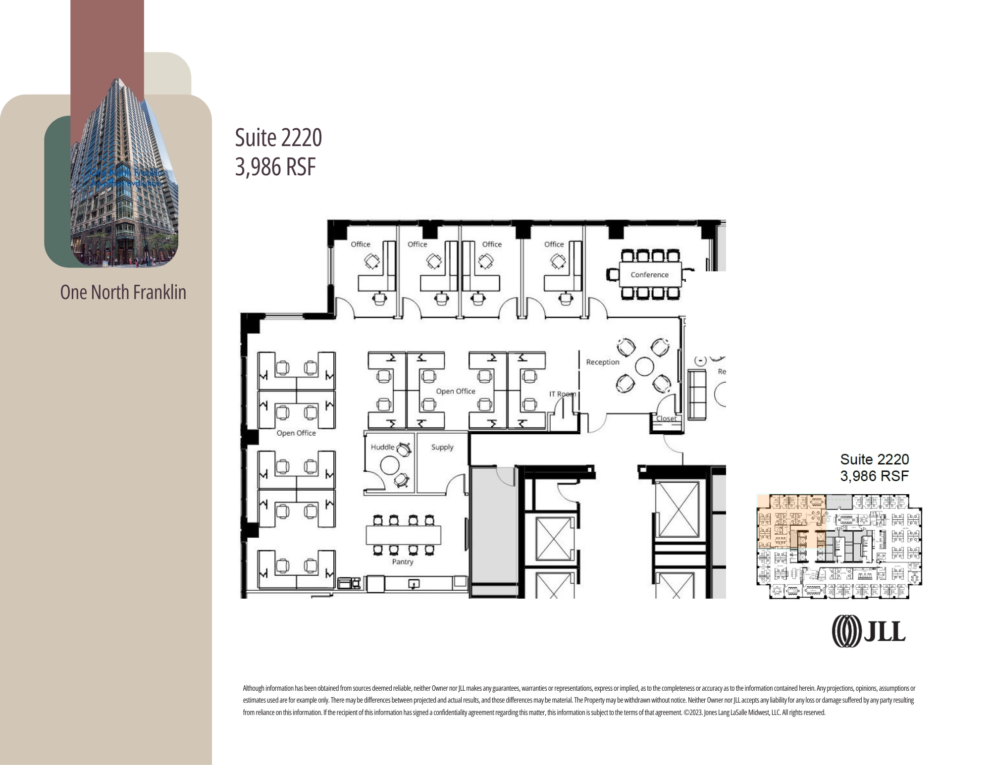 1 N Franklin St, Chicago, IL for lease Floor Plan- Image 1 of 6