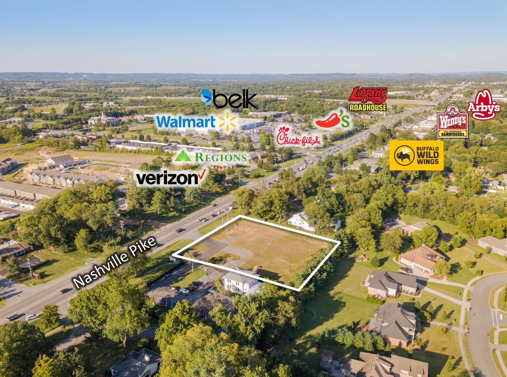 1163 Nashville Pike, Gallatin, TN for sale Aerial- Image 1 of 1