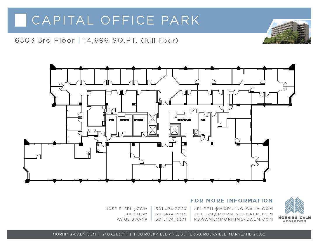 6303 Ivy Ln, Greenbelt, MD for lease Floor Plan- Image 1 of 1