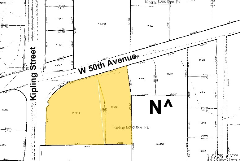 4980 Kipling St, Wheat Ridge, CO for sale Plat Map- Image 1 of 1
