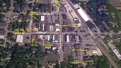102-106 Center St, Grayslake, IL - AERIAL map view - Image1