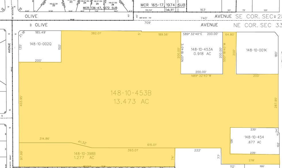 4425 W Olive Ave, Glendale, AZ for lease - Plat Map - Image 2 of 6