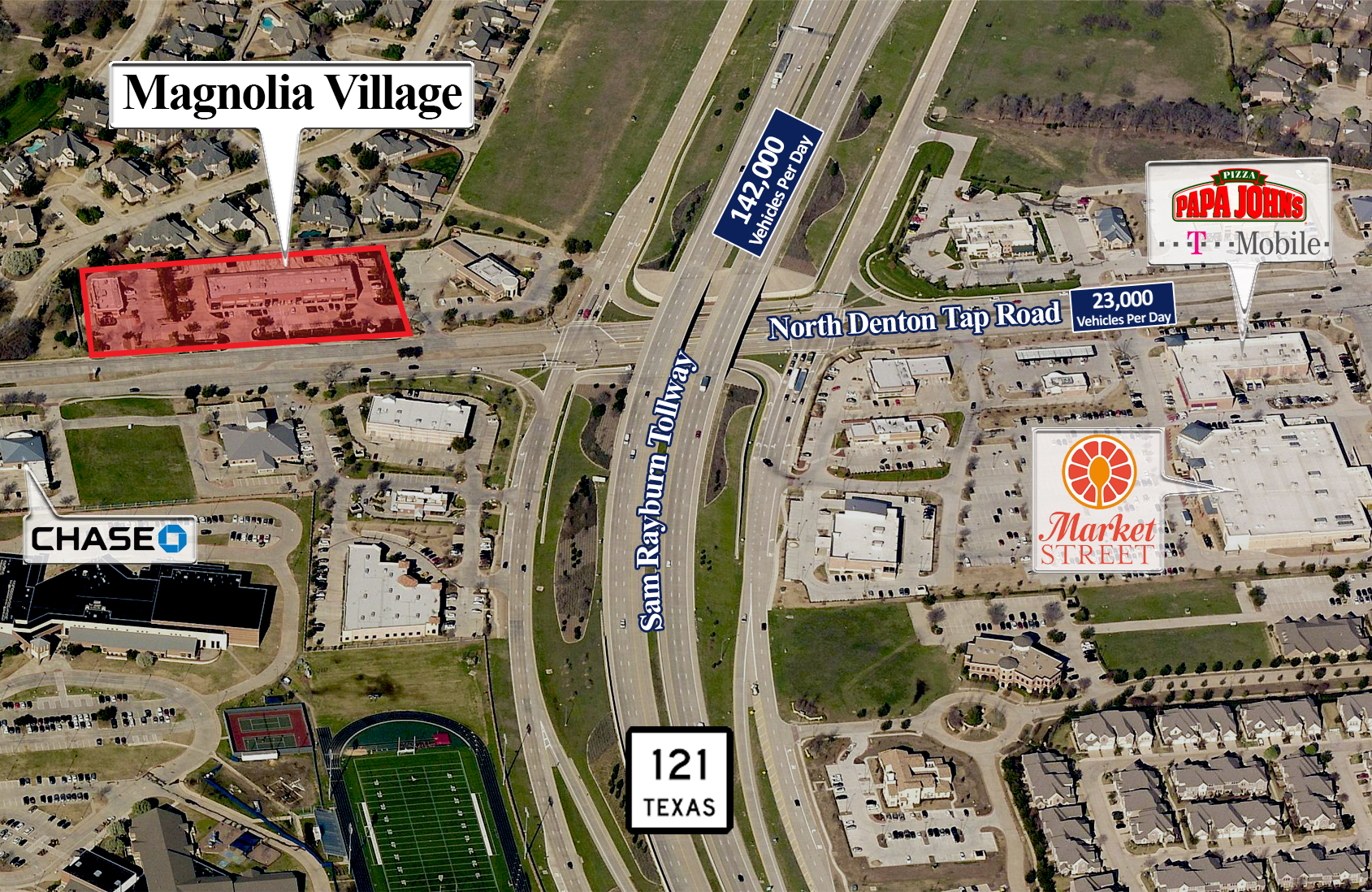 651 N Denton Tap Rd, Coppell, TX for lease Aerial- Image 1 of 3