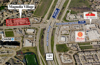 651 N Denton Tap Rd, Coppell, TX - aerial  map view