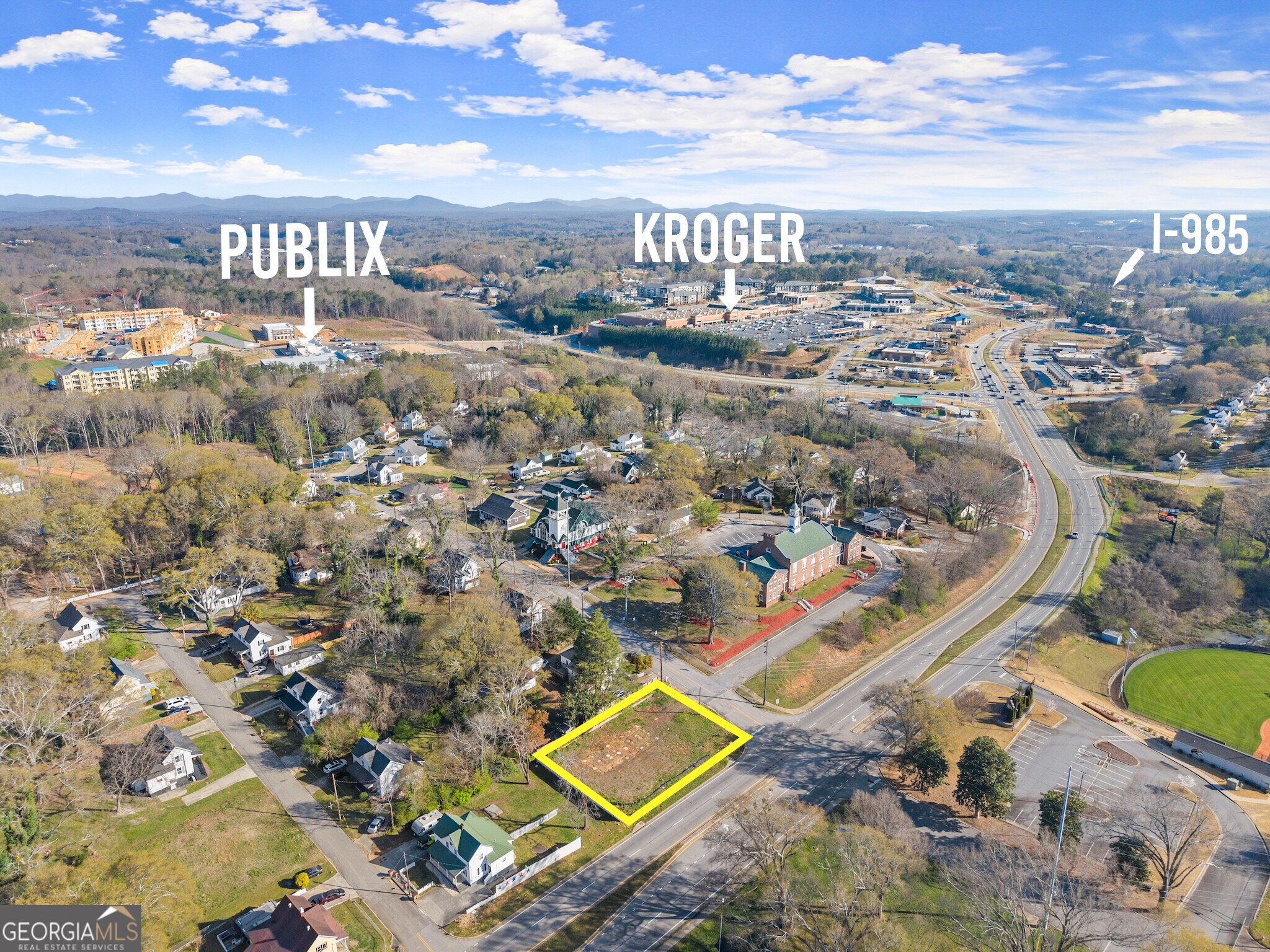 1 Spring St, Gainesville, GA for sale Aerial- Image 1 of 8