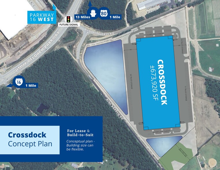 E Bloomingdale Rd, Bloomingdale, GA for lease - Site Plan - Image 3 of 4