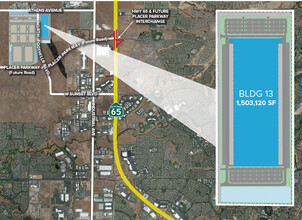 North Foothills Boulevard, Lincoln, CA - aerial  map view - Image1