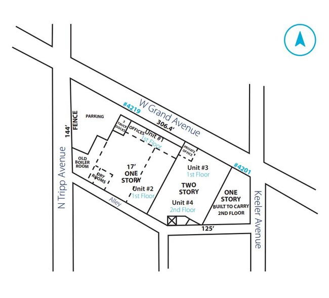 4201-4223 W Grand Ave, Chicago, IL for lease - Floor Plan - Image 3 of 3