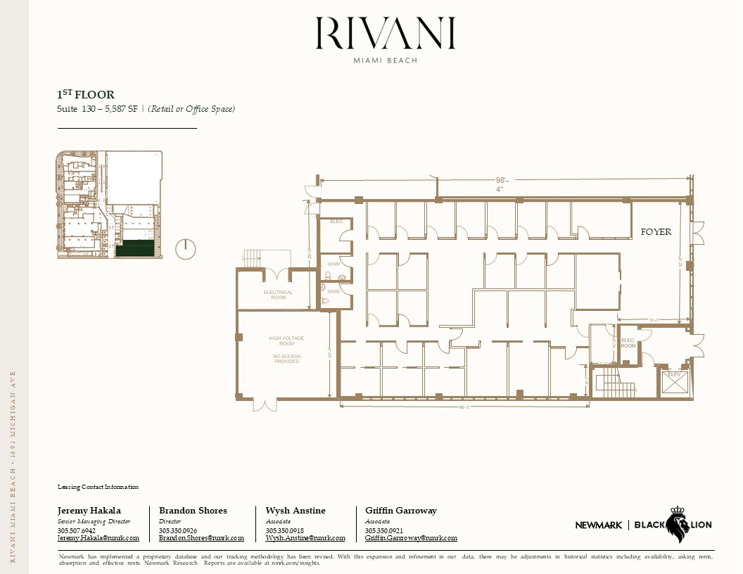 1691 Michigan Ave, Miami Beach, FL for lease Floor Plan- Image 1 of 1