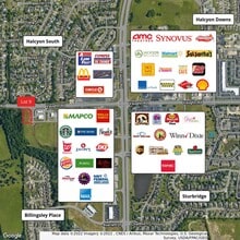 Vaughn Rd, Montgomery, AL - AERIAL  map view