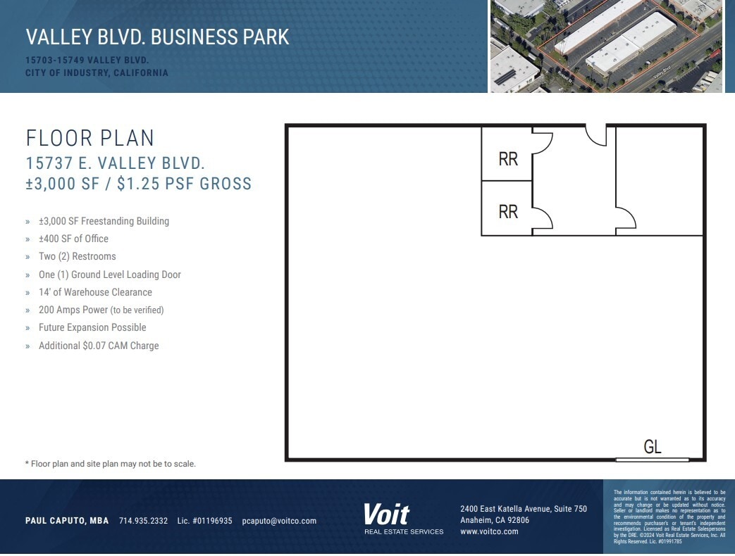 15709-15715 E Valley Blvd, City Of Industry, CA for lease Floor Plan- Image 1 of 1