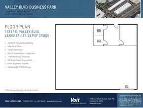 15709-15715 E Valley Blvd, City Of Industry, CA for lease Floor Plan- Image 1 of 1