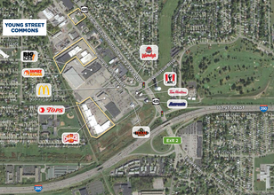 670 Young St, Tonawanda, NY - aerial  map view