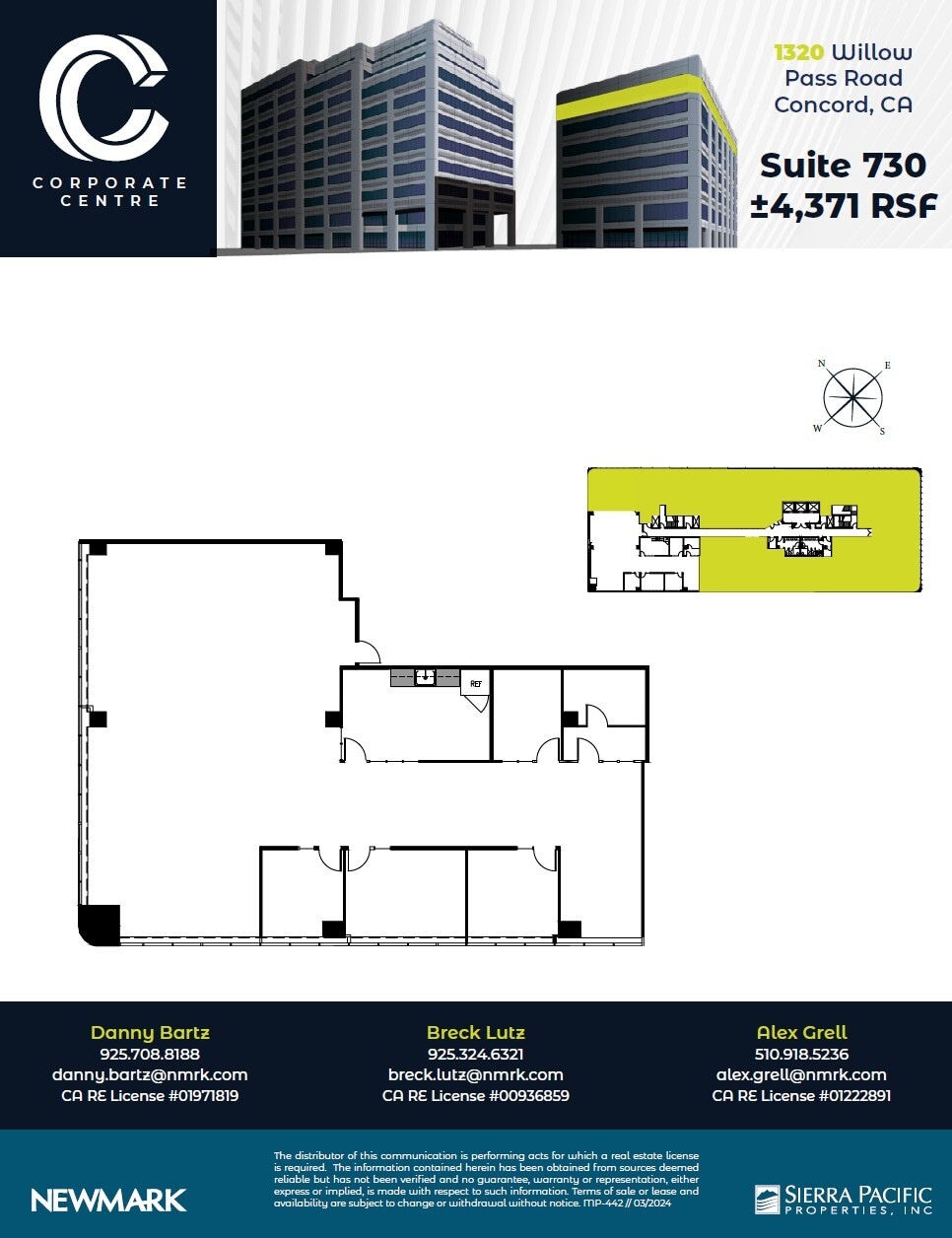 1390 Willow Pass Rd, Concord, CA for lease Floor Plan- Image 1 of 1