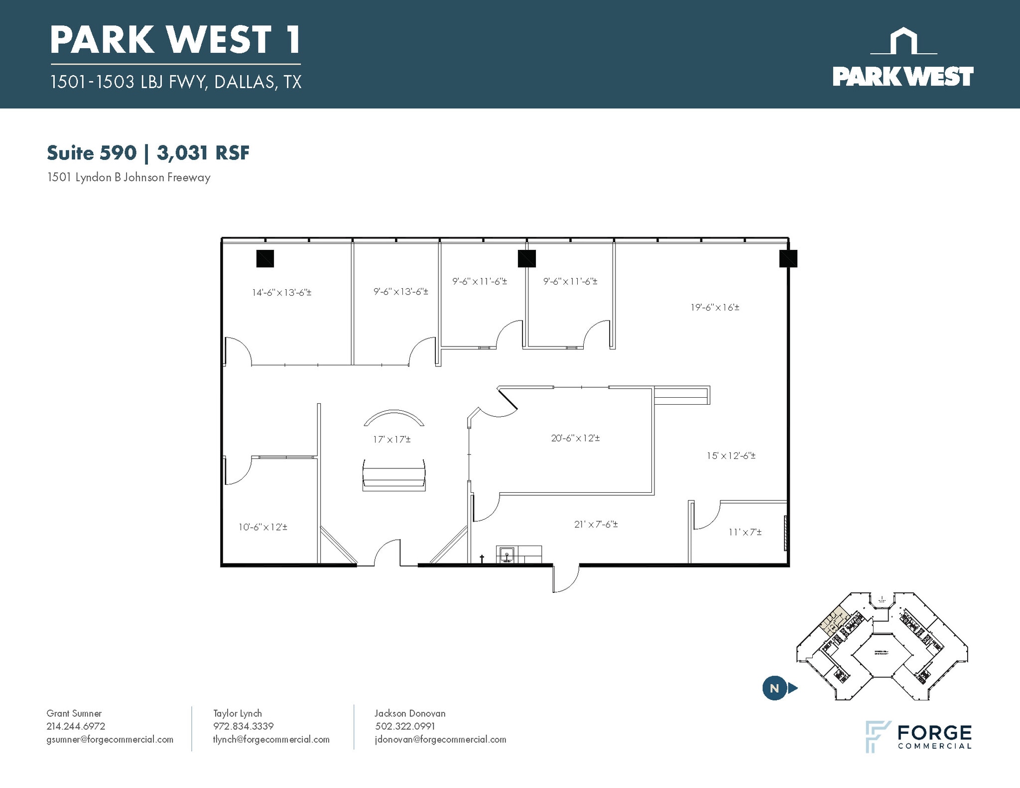 1501-1507 Lyndon B Johnson Fwy, Dallas, TX for lease Floor Plan- Image 1 of 1