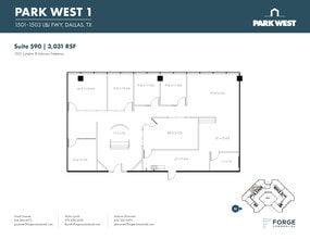1501-1507 Lyndon B Johnson Fwy, Dallas, TX for lease Floor Plan- Image 1 of 1