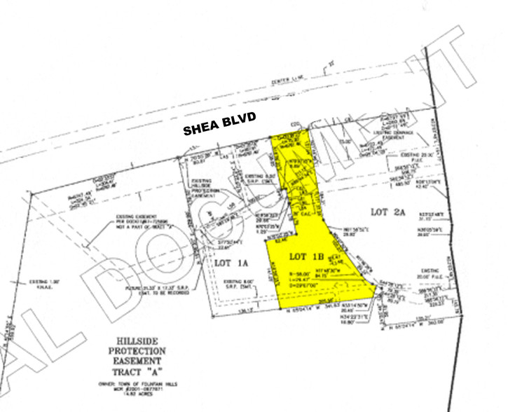 16741 E Shea Blvd, Fountain Hills, AZ for lease - Plat Map - Image 3 of 3