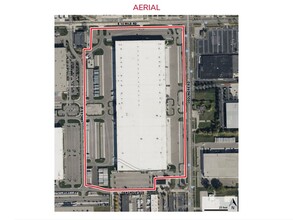 1430 E 10 Mile Rd, Hazel Park, MI - aerial  map view