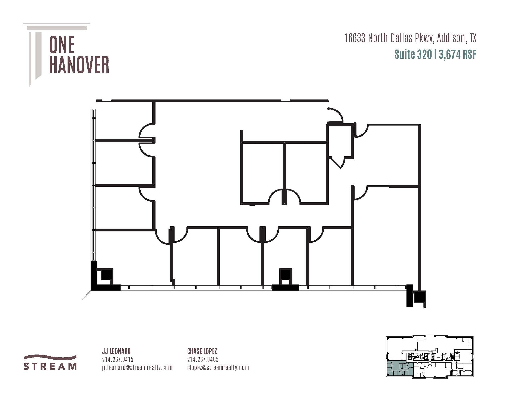 16633 N Dallas Pky, Addison, TX for lease Floor Plan- Image 1 of 1