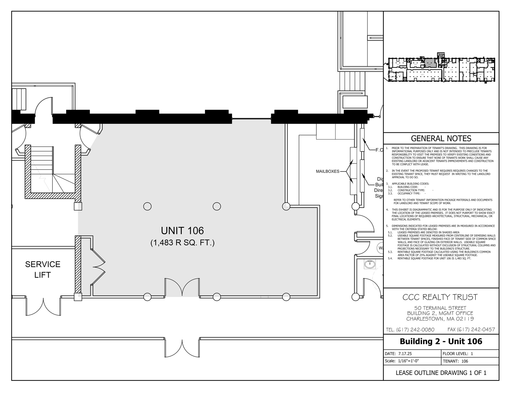 50 Terminal St, Charlestown, MA for lease Site Plan- Image 1 of 1