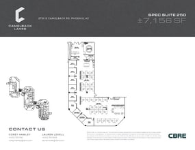 2850 E Camelback Rd, Phoenix, AZ for lease Floor Plan- Image 2 of 2