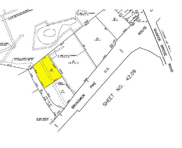 3357 Brunswick Pike, Lawrenceville, NJ for sale - Plat Map - Image 1 of 1