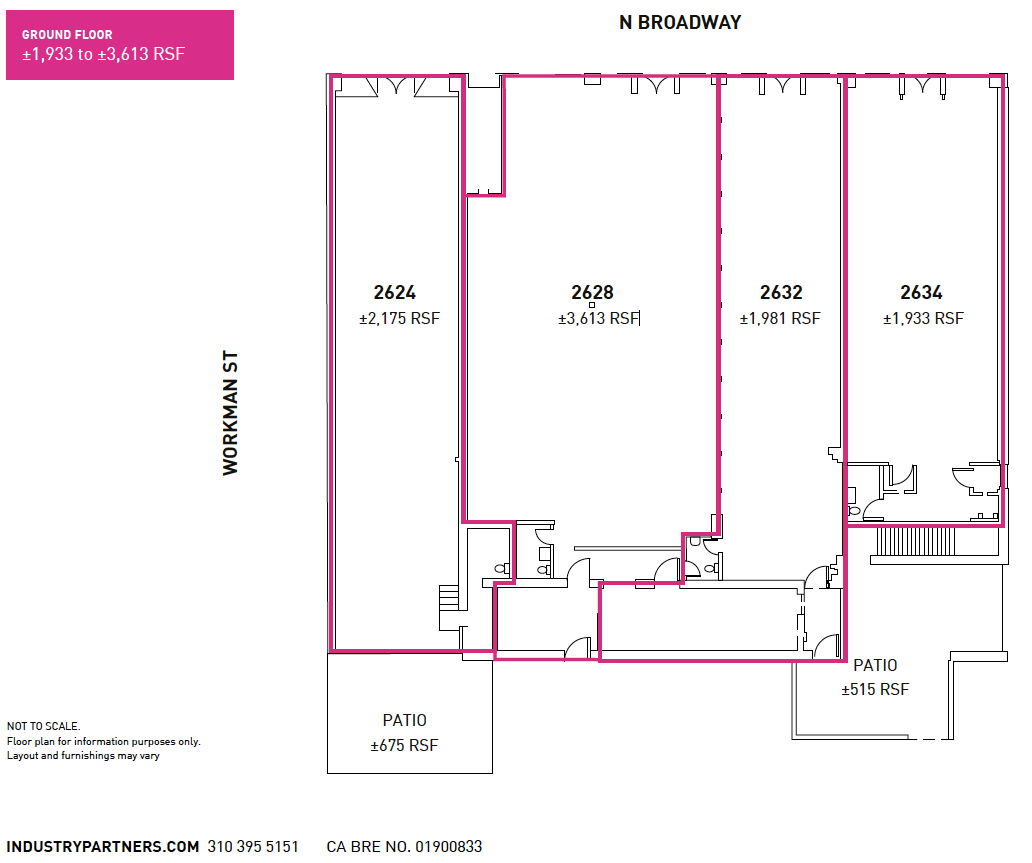 2626-2634 N Broadway, Los Angeles, CA for lease Floor Plan- Image 1 of 1