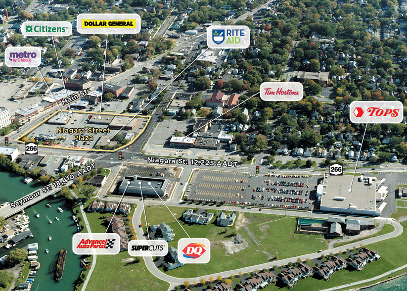 25-45 Niagara St, Tonawanda, NY for lease - Aerial - Image 2 of 5