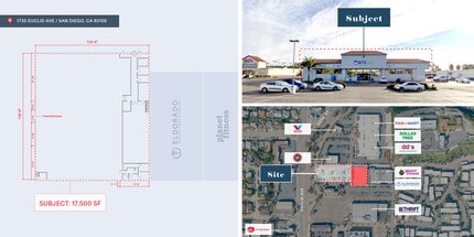 1735 Euclid Ave, San Diego, CA for lease Floor Plan- Image 1 of 2