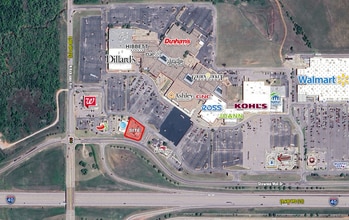 500 Shawnee Mall Dr, Shawnee, OK - AERIAL map view - Image1