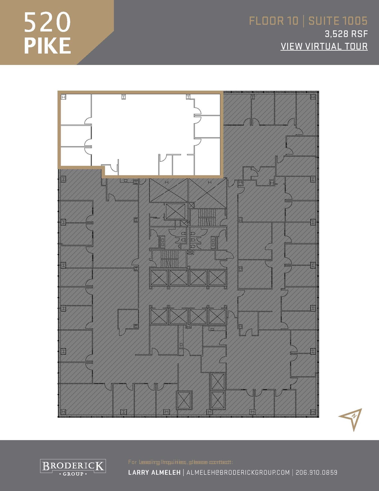 520 Pike St, Seattle, WA for lease Floor Plan- Image 1 of 1