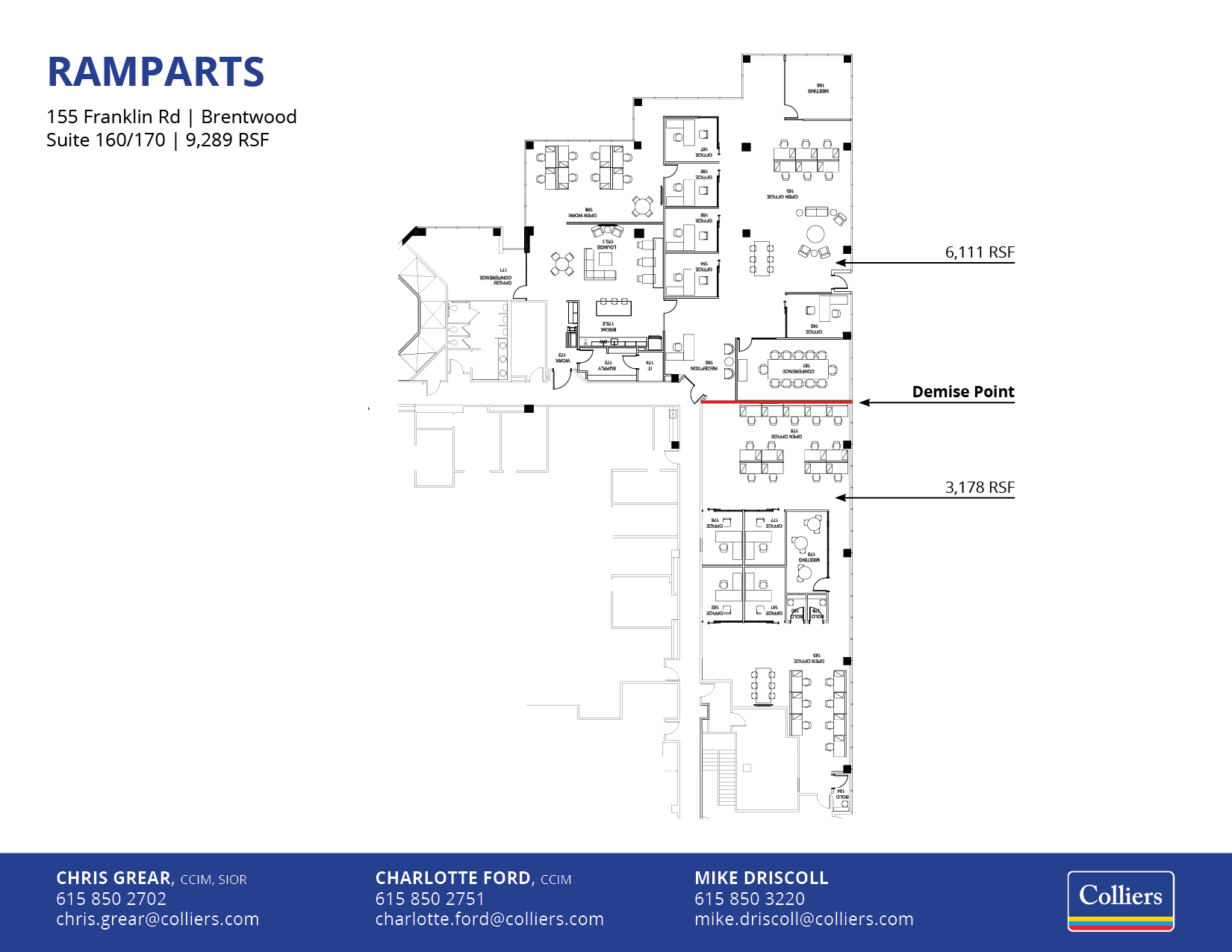 155 Franklin Rd, Brentwood, TN for lease Floor Plan- Image 1 of 1